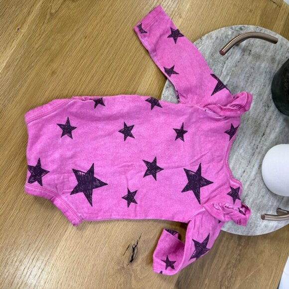 Rosie Pope Pink & Black long sleeve cotton set + Gap Floral Jumper 0-3 months - Picture 6 of 16